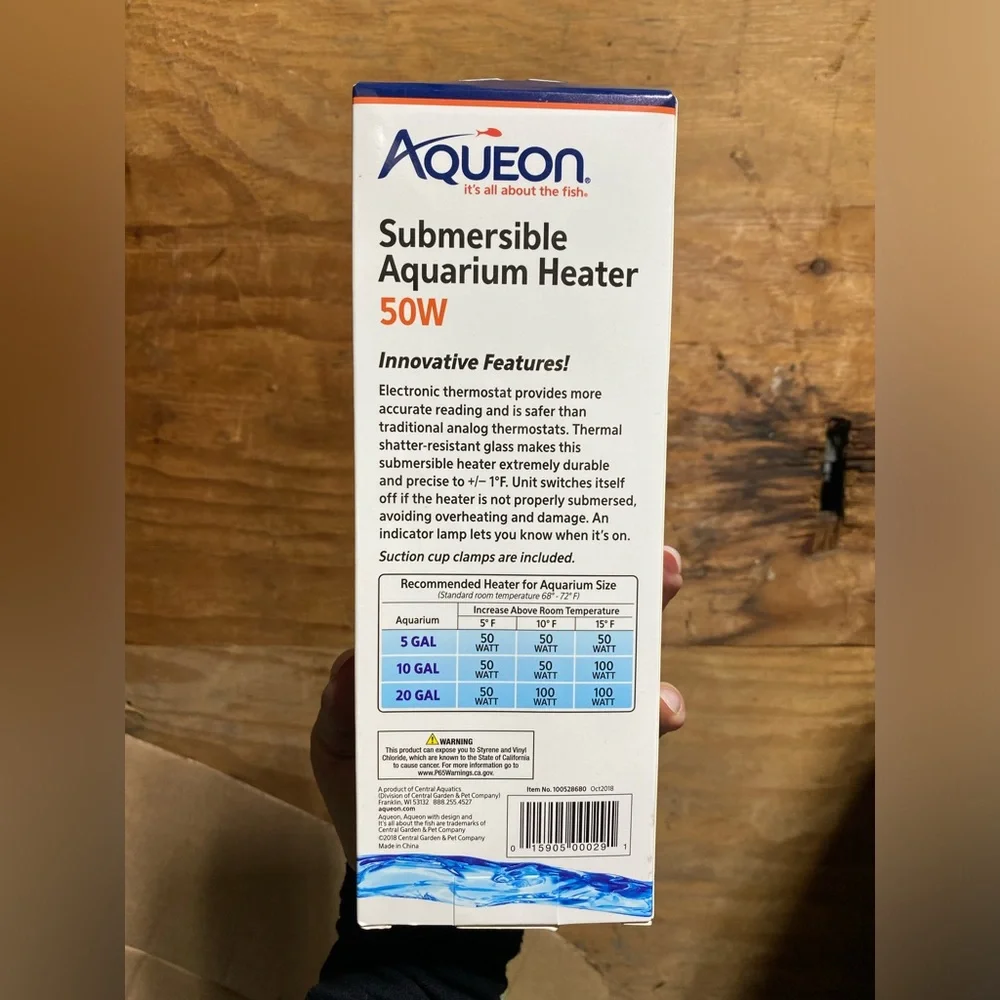 Submersible Aquarium Heater 50W